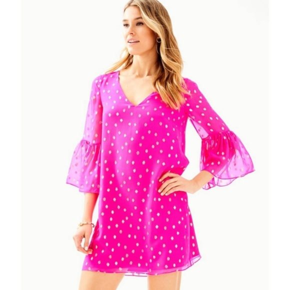 Lilly Pulitzer Dresses & Skirts - Lilly Pulitzer Caroline Chiffon Tunic Dress